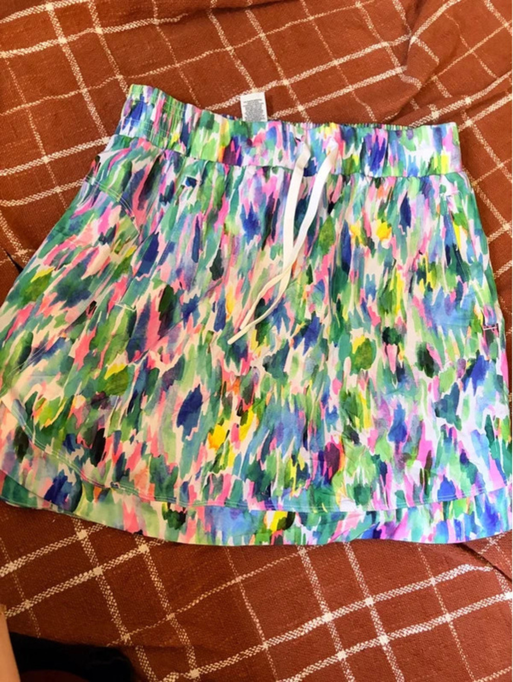 Rbx colorful tennis skort small